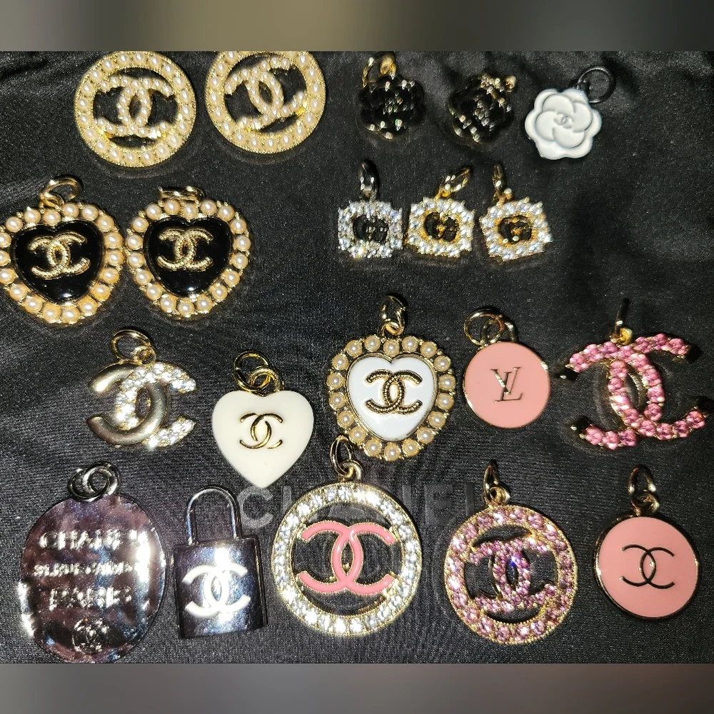 Authentic Stamped Upcycled Charms and Zipper Pulls For Jewlery Projects - Picture 3 of 10